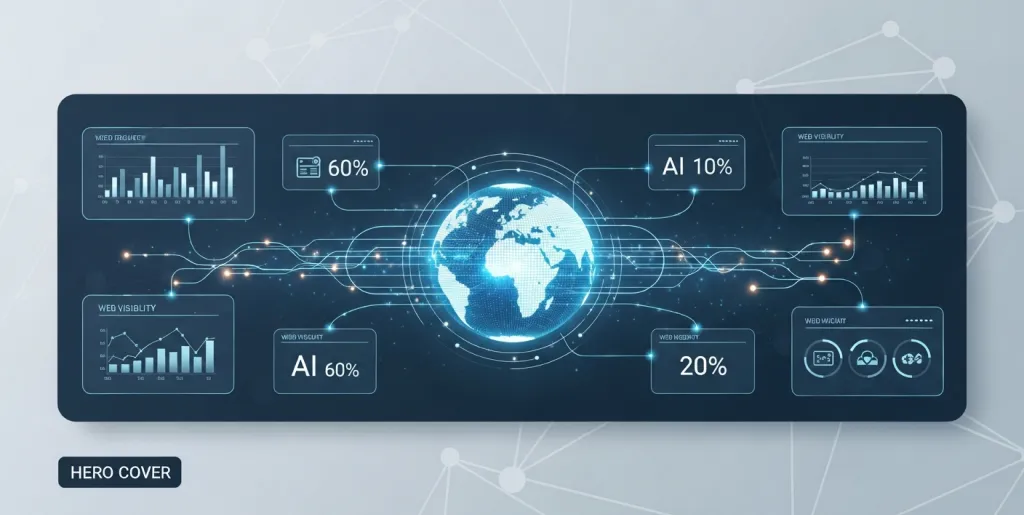 Digital content flowing rapidly from a laptop to a search engine server, symbolizing instant indexing.